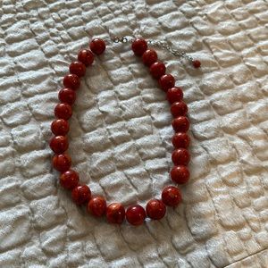 Coral Bead Necklace